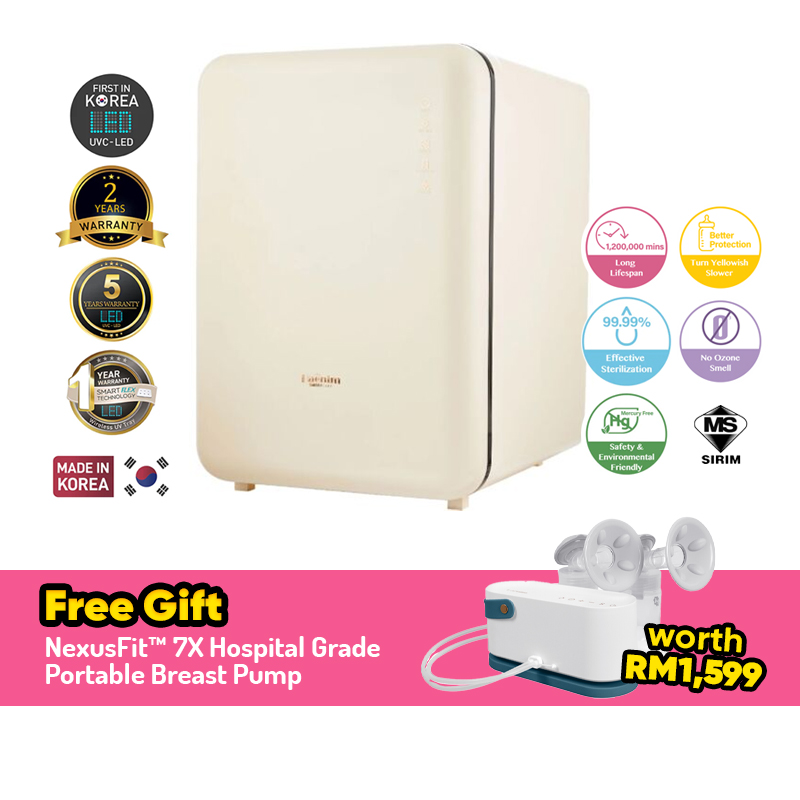 Haenim F5 Smart Flex UV Sterilizer + FREE NexusFit™ 7X Breast Pump Worth RM1599